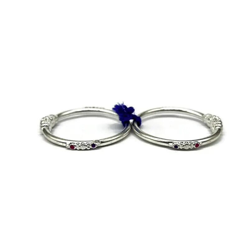 925 Sterling-Silver Baby Nazariya Kada Bangle for Baby Boy and Baby Girls