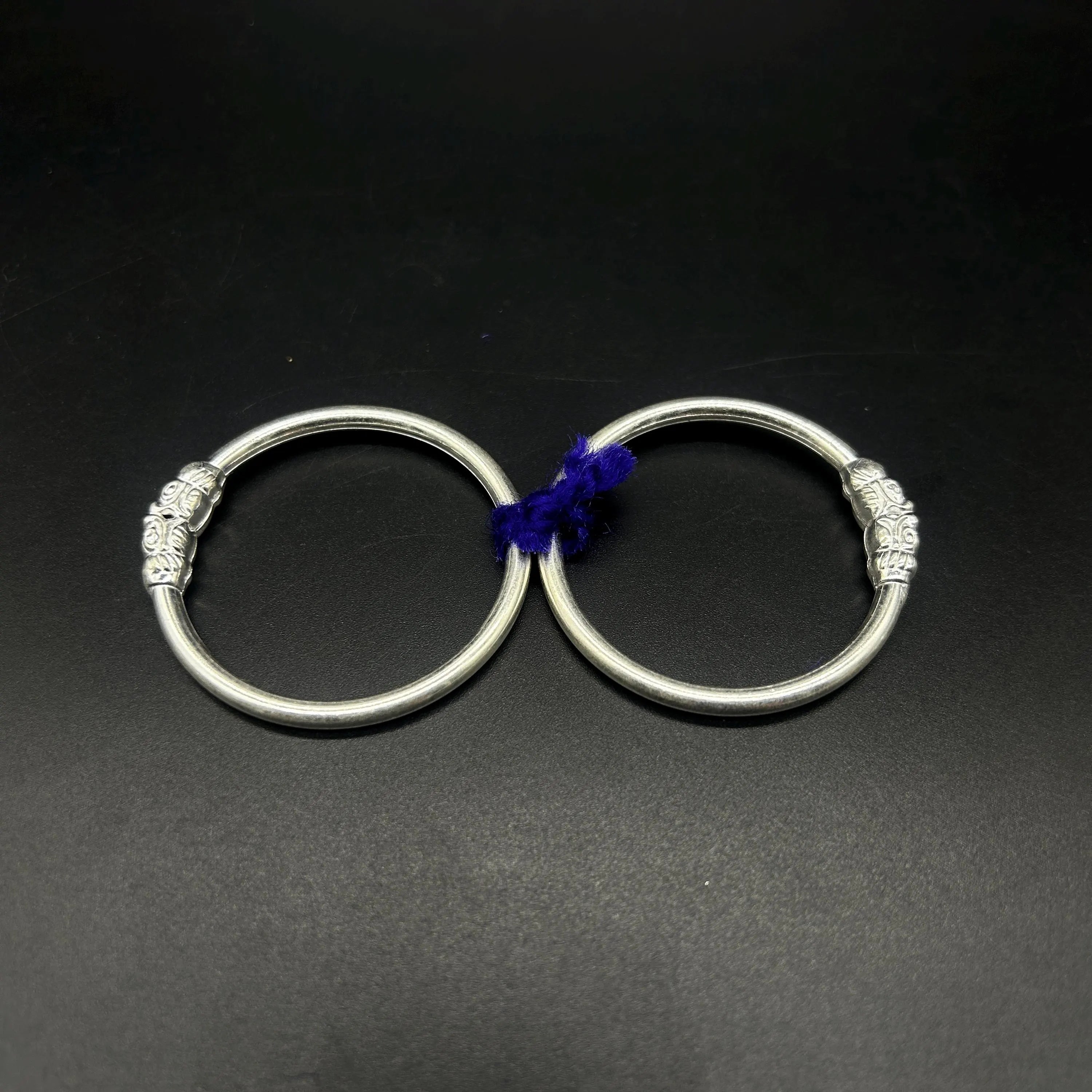 925 Sterling-Silver Baby Nazariya Kada Bangle for Baby Boy and Baby Girls