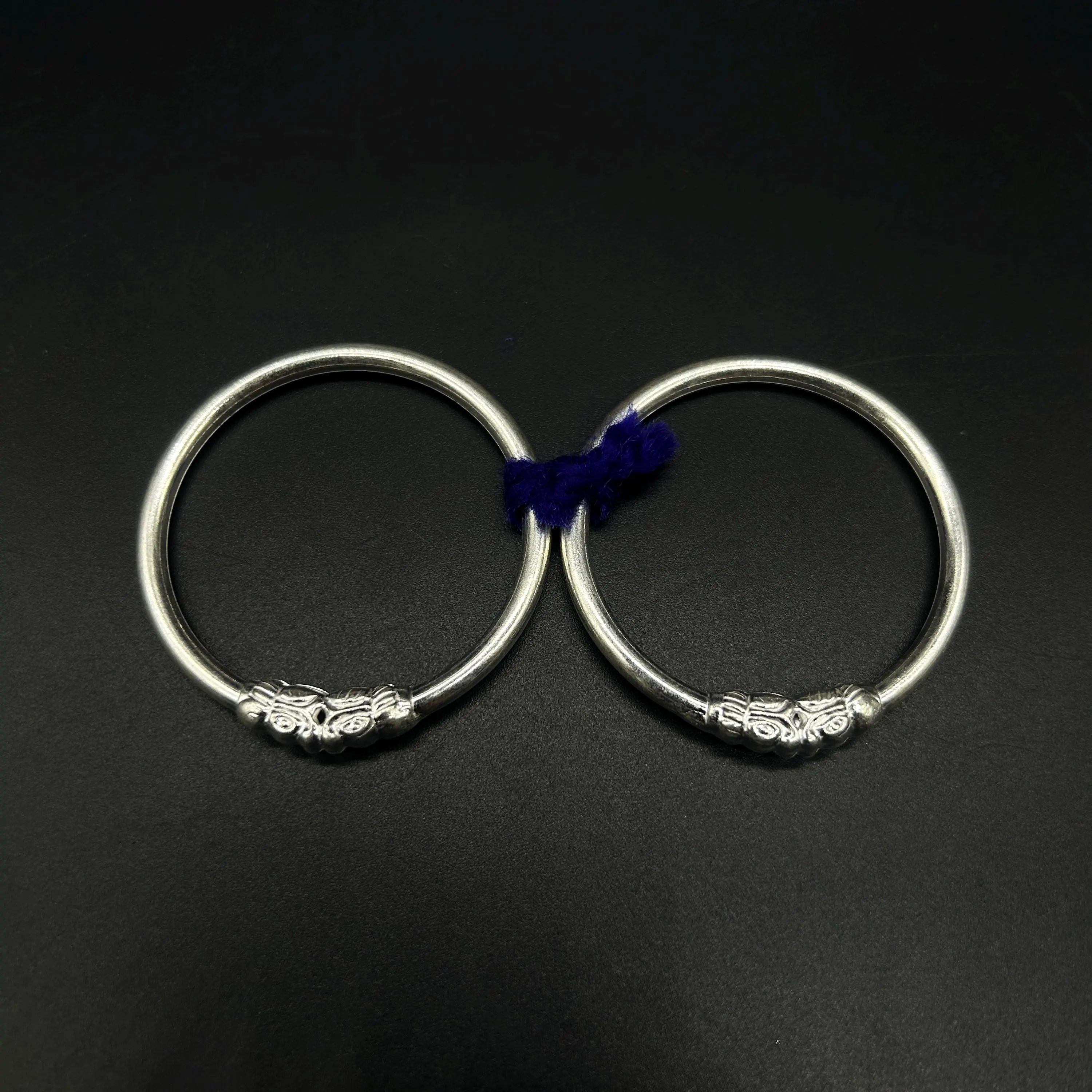 925 Sterling-Silver Baby Nazariya Kada Bangle for Baby Boy and Baby Girls