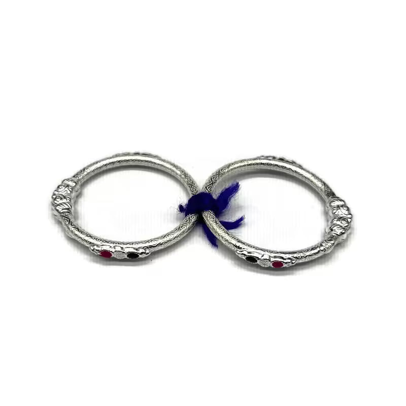 925 Sterling-Silver Baby Nazariya Kada Bangle for Baby Boy and Baby Girls