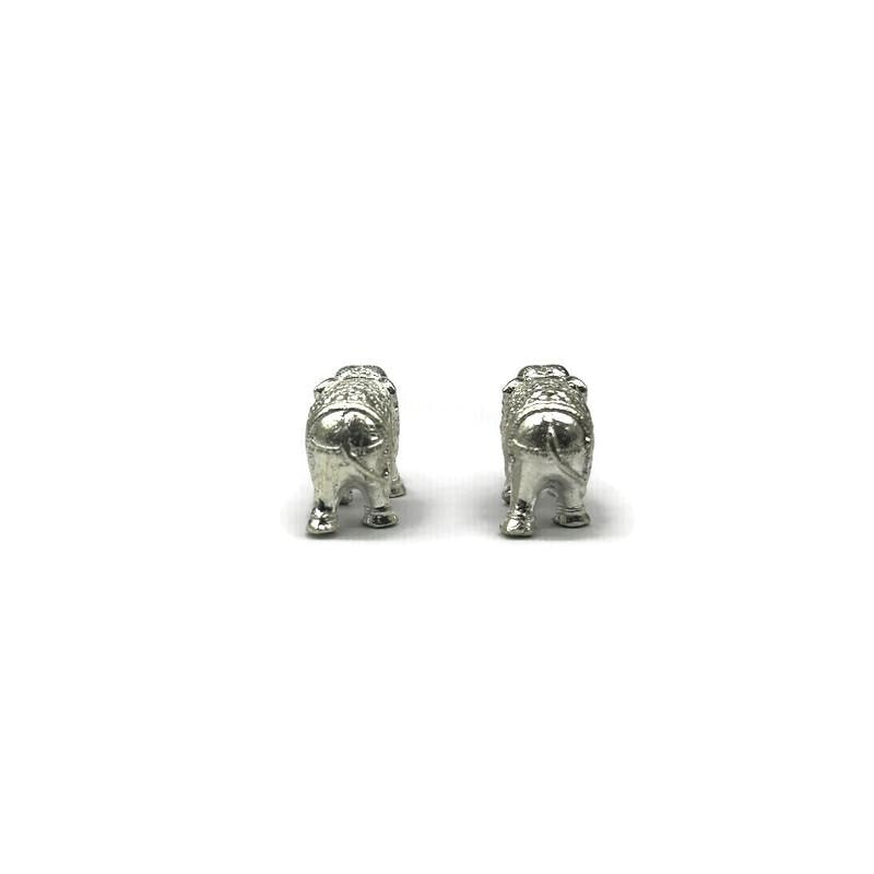 925 Sterling Silver Elephant Idol / Silver Elephant Statue