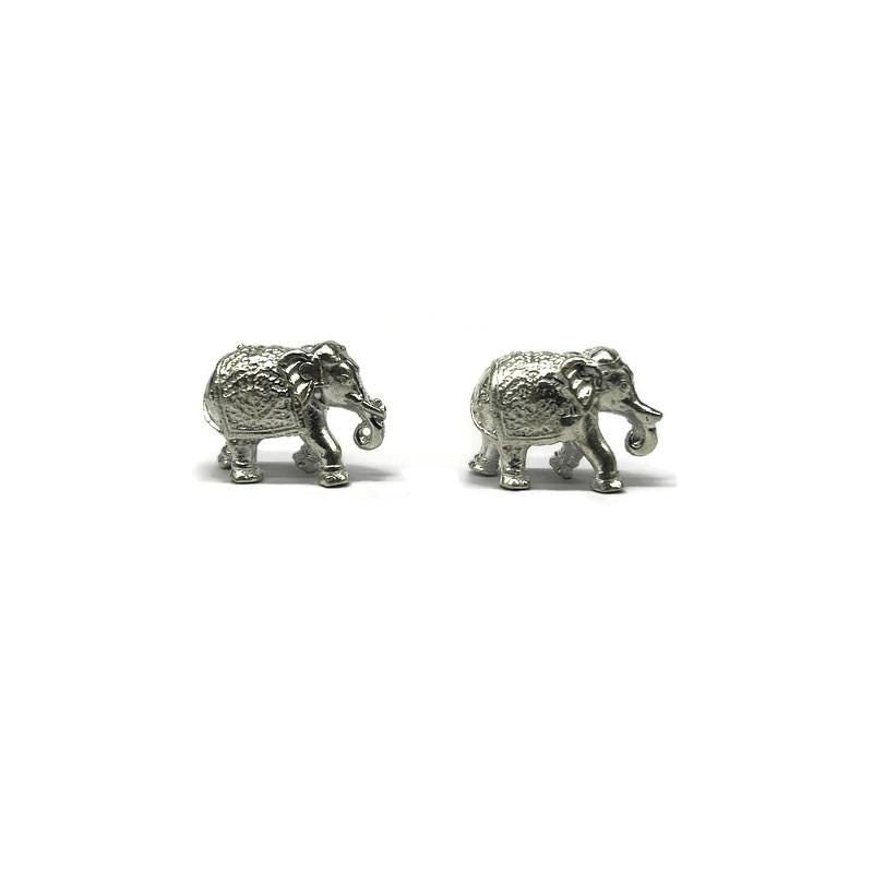 925 Sterling Silver Elephant Idol / Silver Elephant Statue