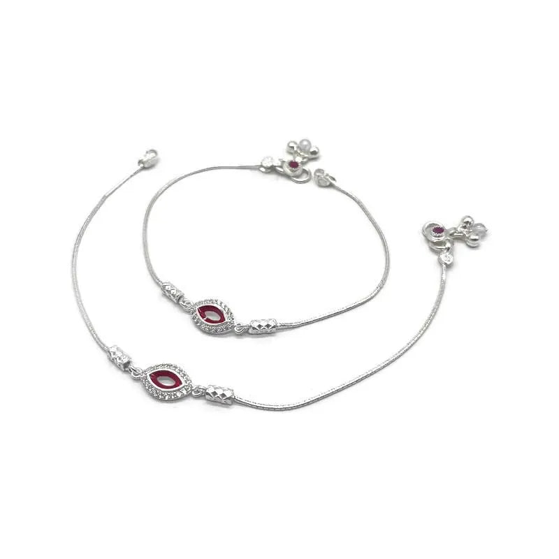 925 Sterling Silver Anklet / Silver Payal / Silver Anklet / Silver Bride Anklet / Silver Payal / Silver Designer Payal