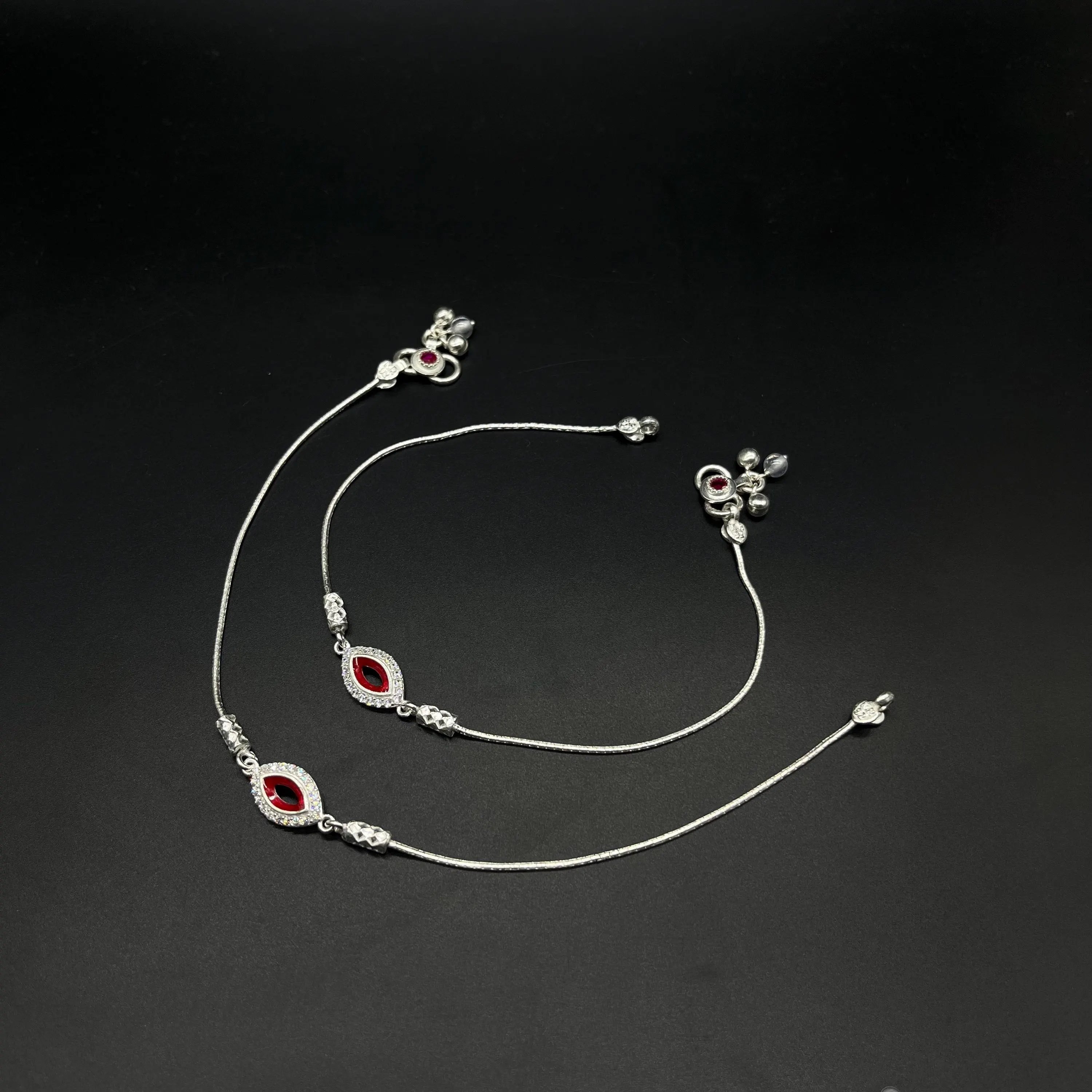 925 Sterling Silver Anklet / Silver Payal / Silver Anklet / Silver Bride Anklet / Silver Payal / Silver Designer Payal