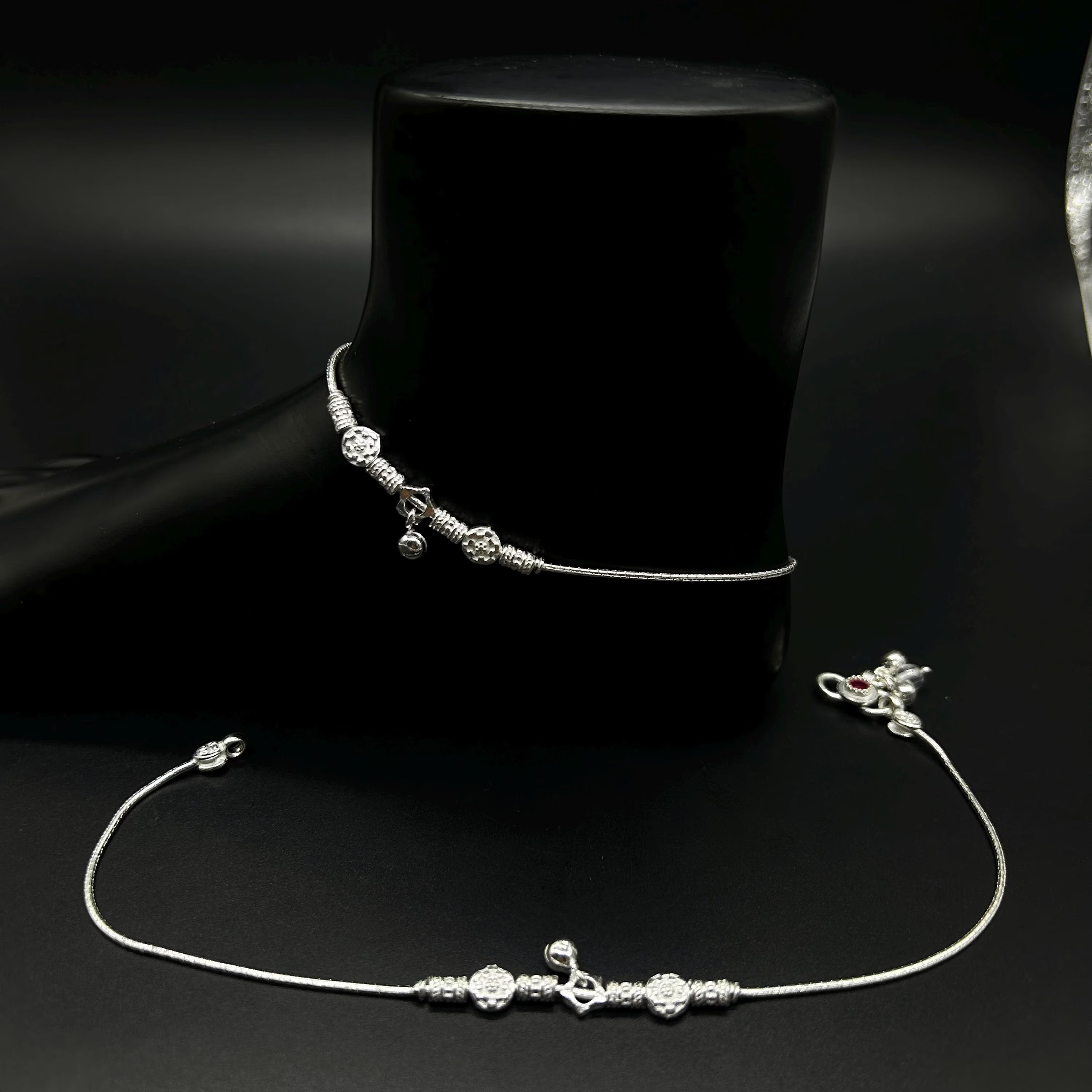 925 Sterling Silver Anklet / Silver Payal / Silver Anklet / Silver Bride Anklet / Silver Payal / Silver Designer Payal
