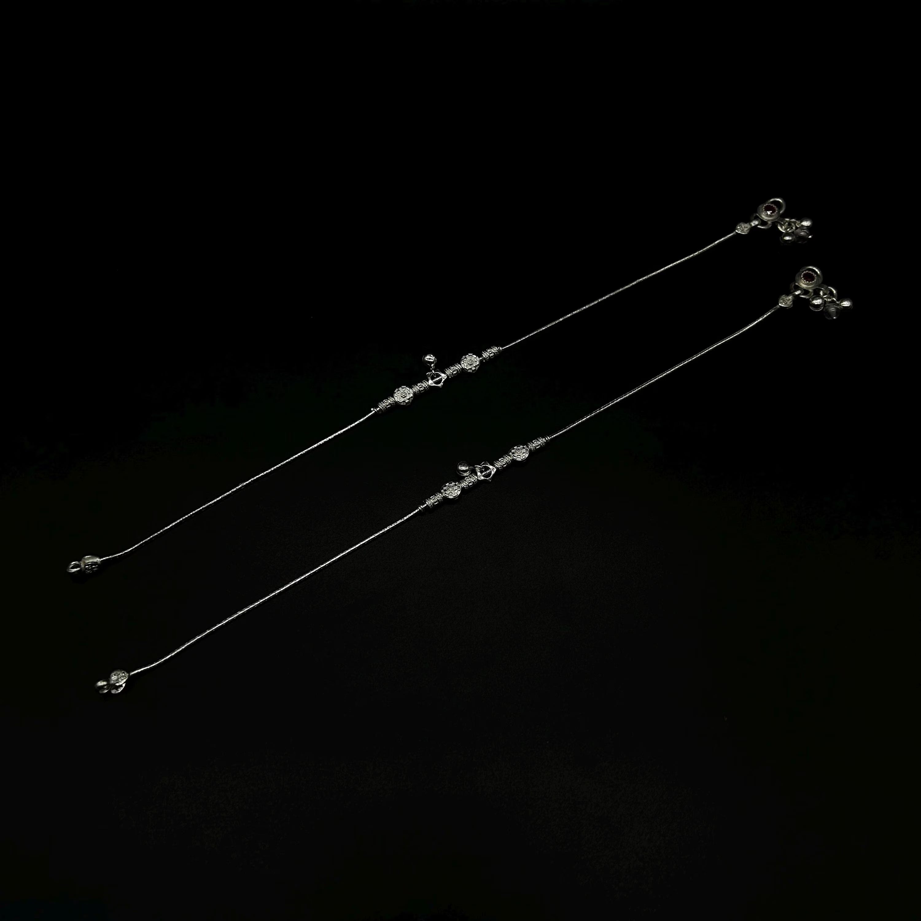 925 Sterling Silver Anklet / Silver Payal / Silver Anklet / Silver Bride Anklet / Silver Payal / Silver Designer Payal