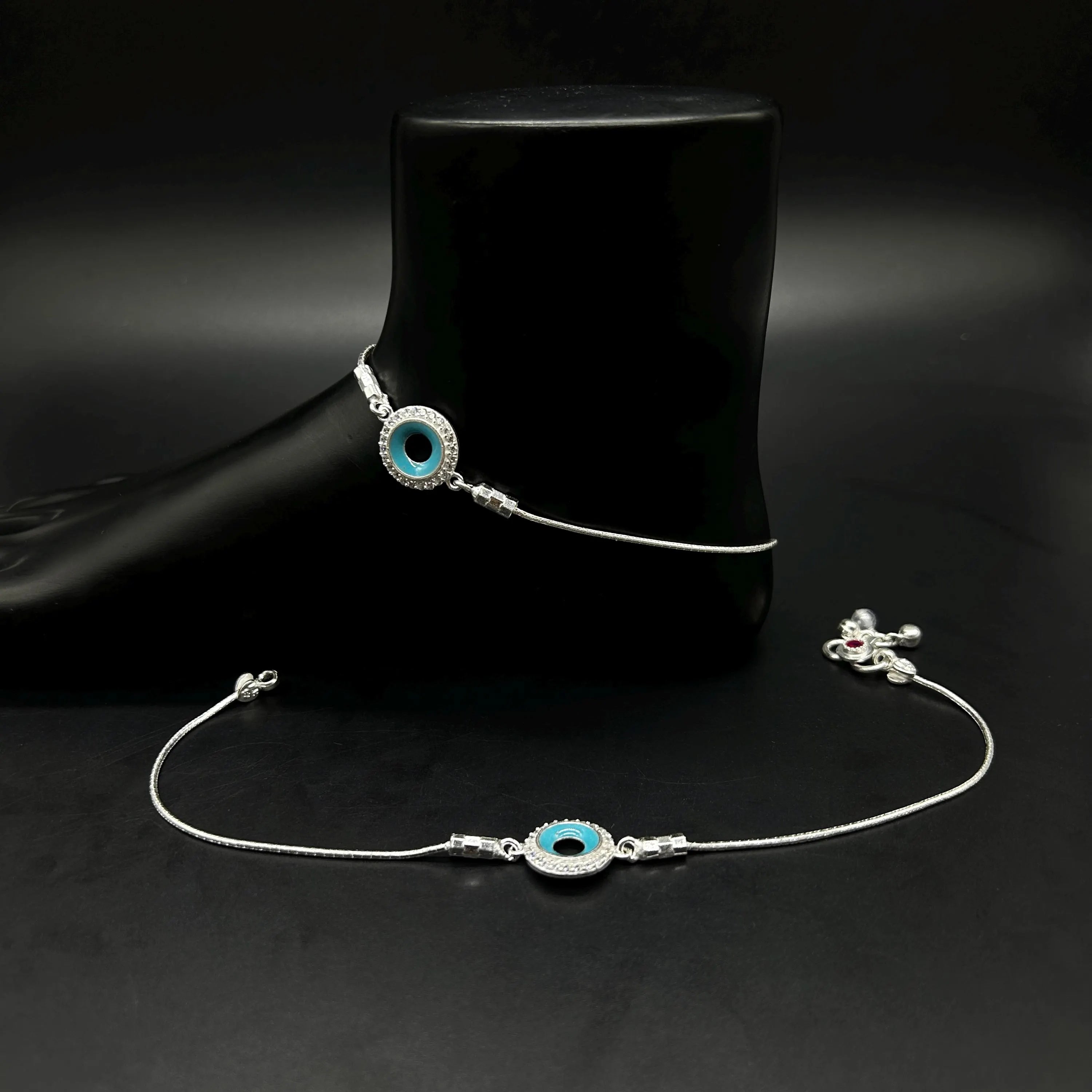 925 Sterling Silver Anklet / Silver Payal / Silver Anklet / Silver Bride Anklet / Silver Payal / Silver Designer Payal