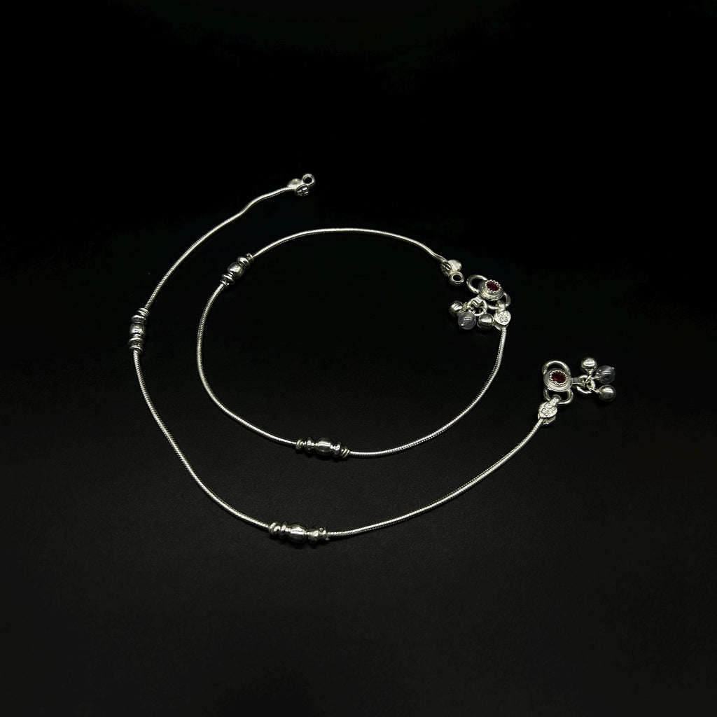 925 Sterling Silver Anklet / Silver Payal / Silver Anklet / Silver Bride Anklet / Silver Payal / Silver Designer Payal