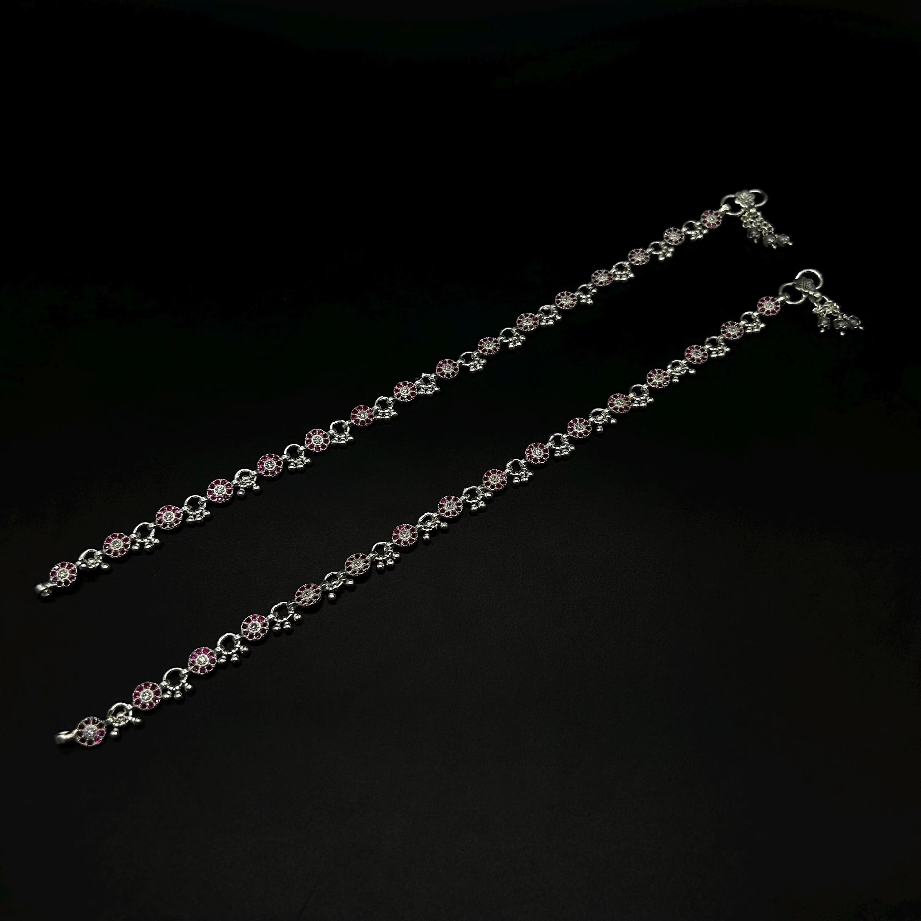 925 Sterling Silver Anklet / Silver Payal / Silver Anklet / Silver Bride Anklet / Silver Payal / Silver Designer Payal