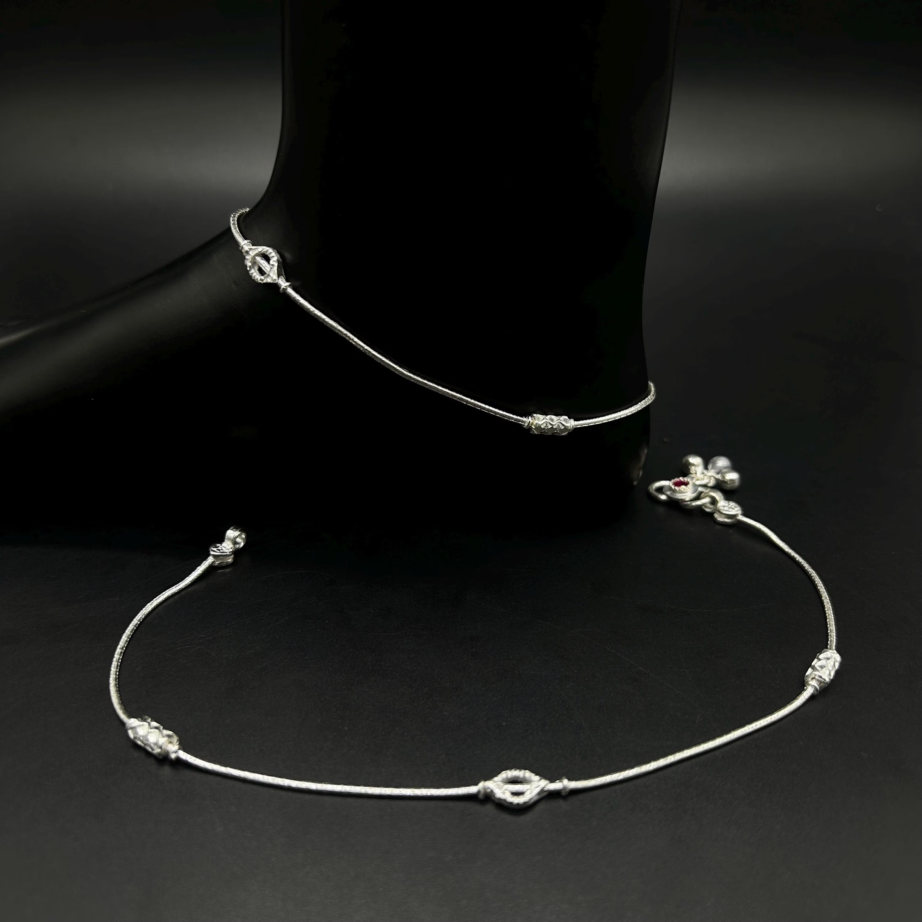925 Sterling Silver Anklet / Silver Payal / Silver Anklet / Silver Bride Anklet / Silver Payal / Silver Designer Payal