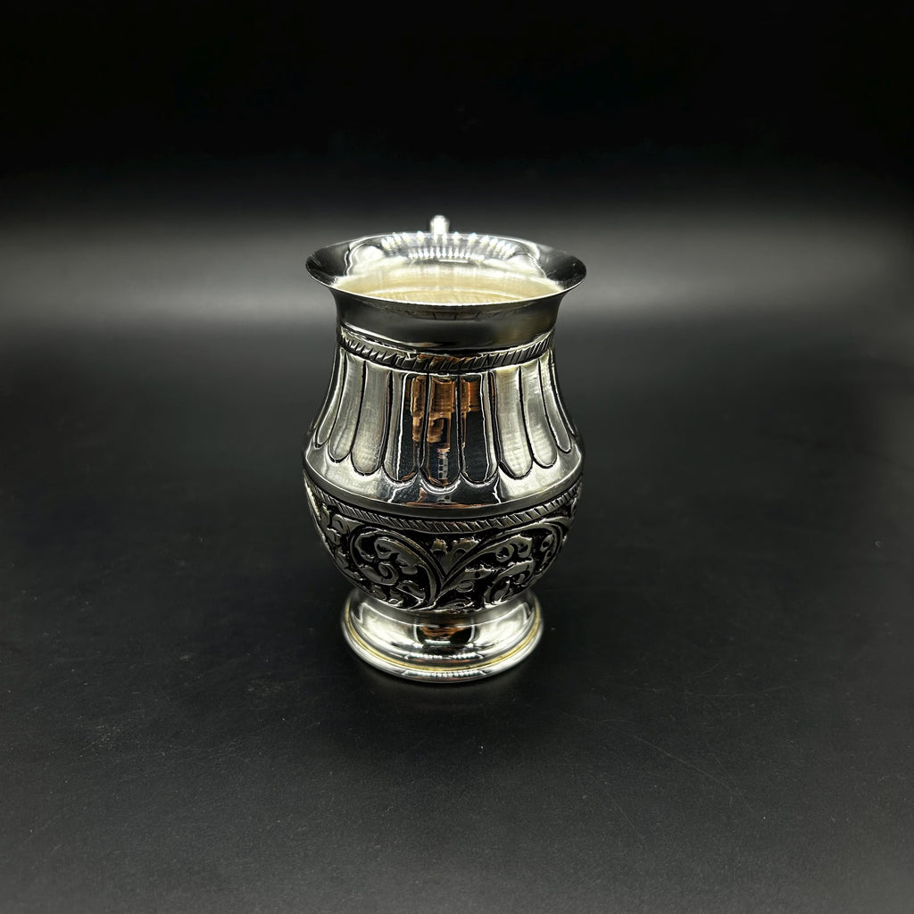 925 sterling silver handmade karwa chauth puja kalash, lord shiva silver Abhishekam nozzles, karwa chauth kalash,ram jara.