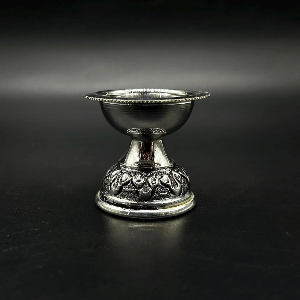 925 Solid Silver Diya / Silver Puja Diya