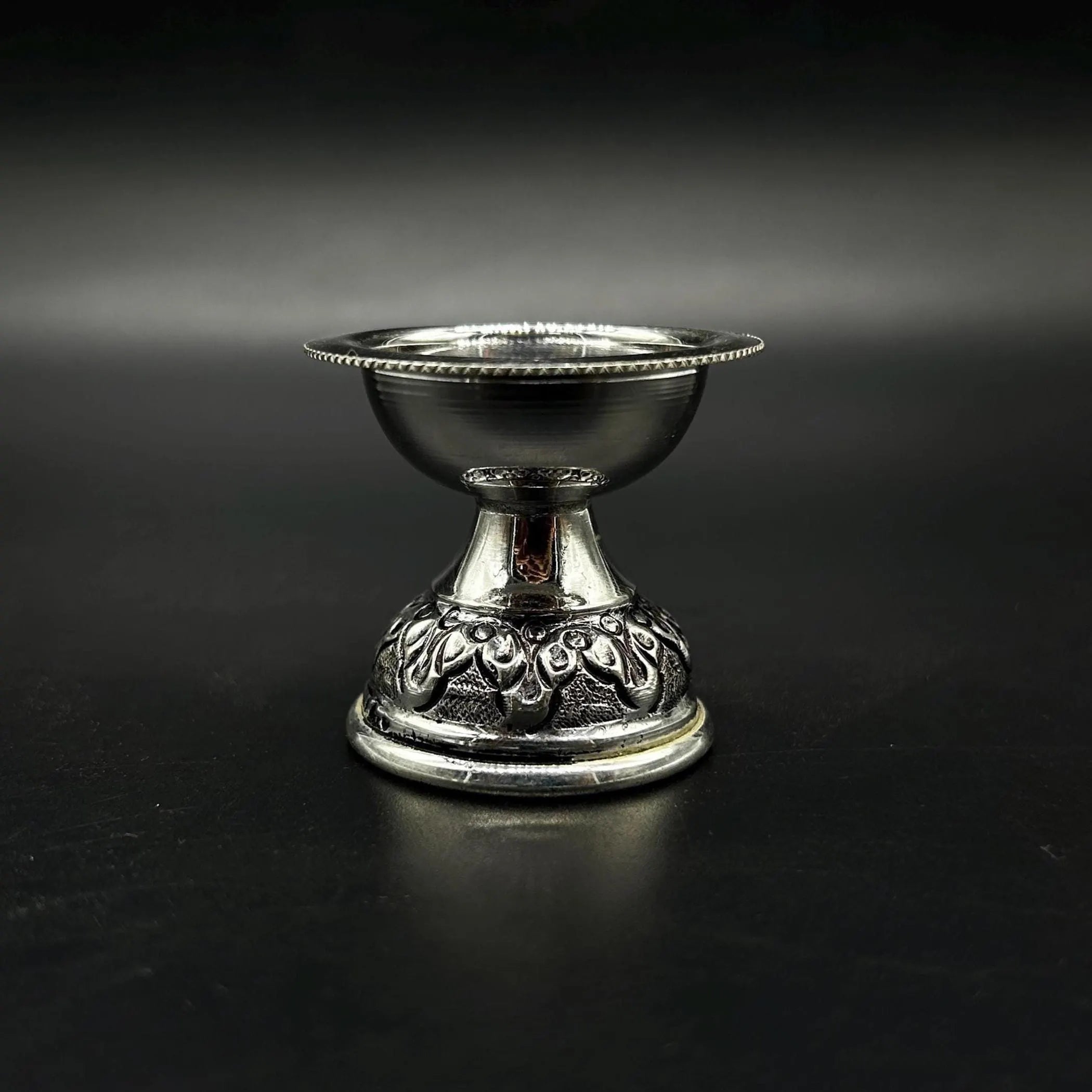 925 Solid Silver Diya / Silver Puja Diya
