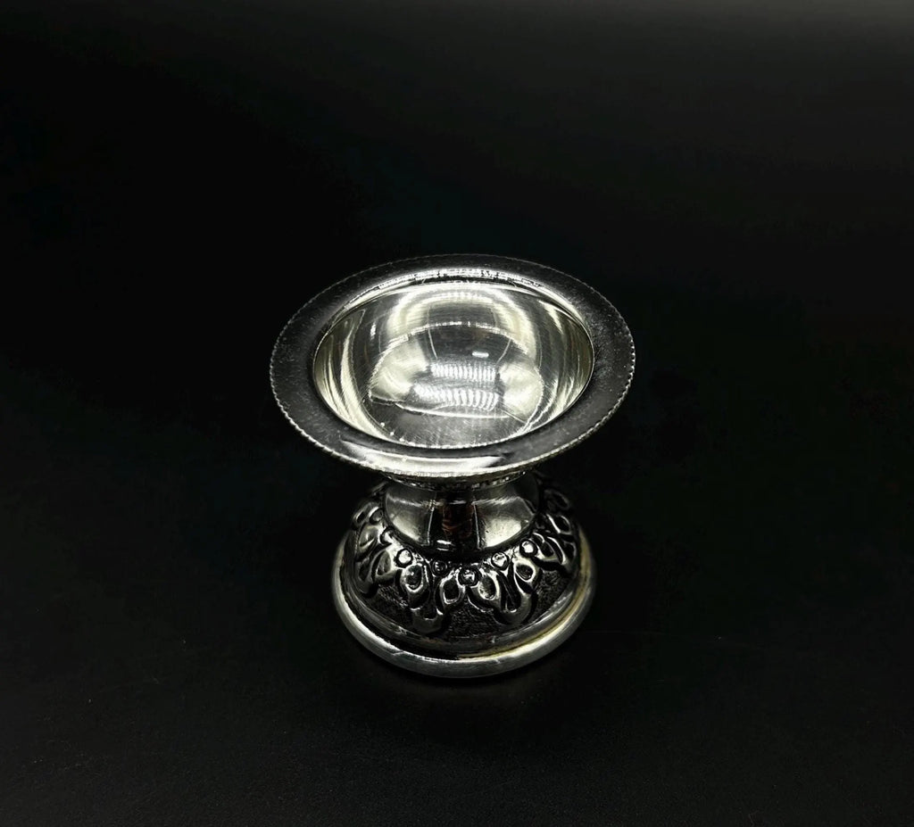 925 Solid Silver Diya / Silver Puja Diya