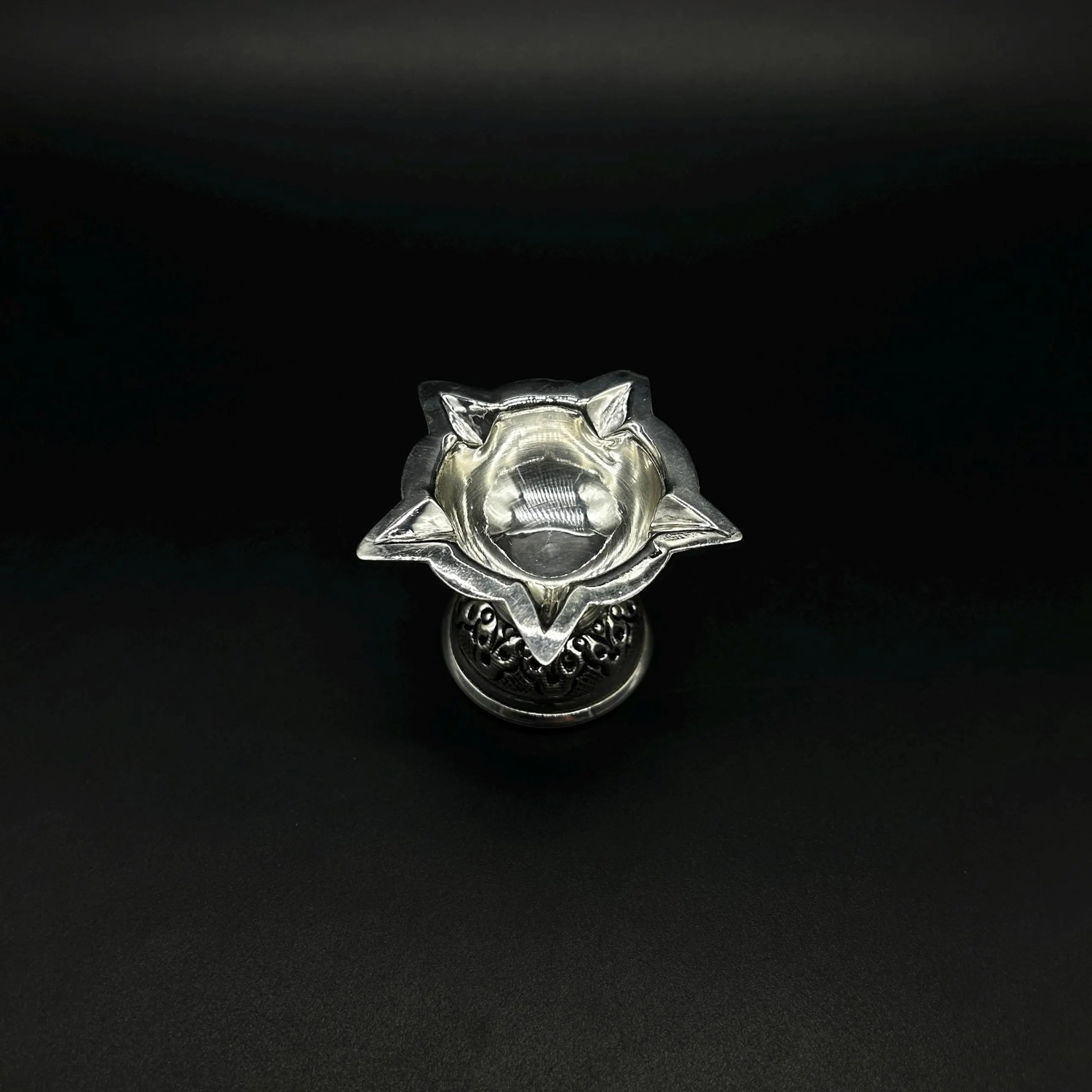 925 Sterling Silver Diya / Silver Antique Diya