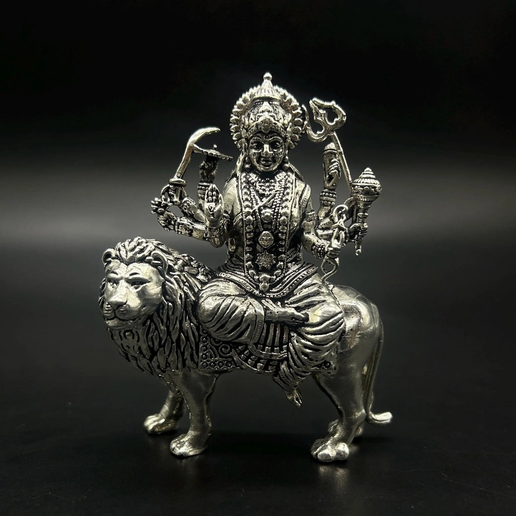 925 Sterling Silver Durga Maa Idol