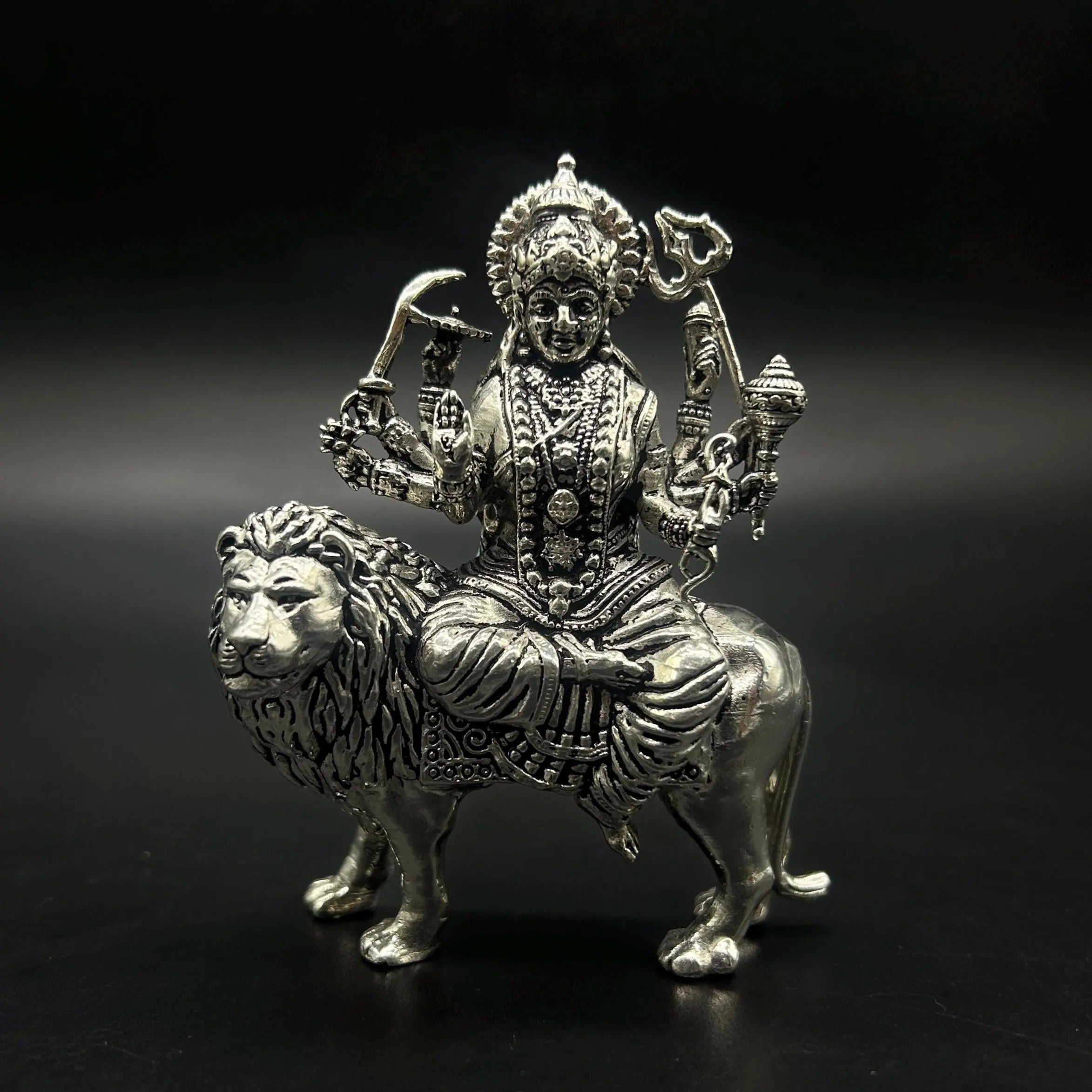 925 Sterling Silver Durga Maa Idol