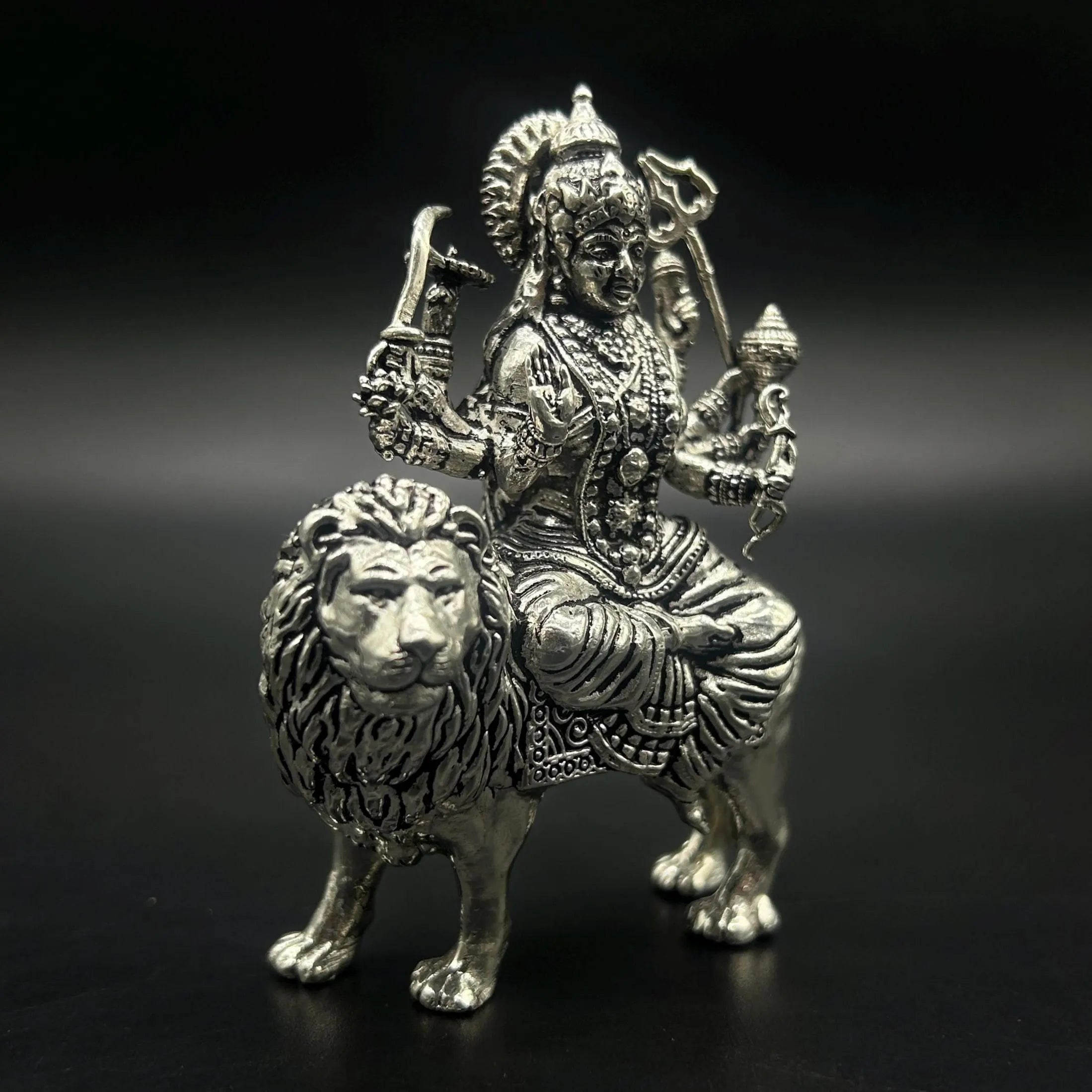925 Sterling Silver Durga Maa Idol