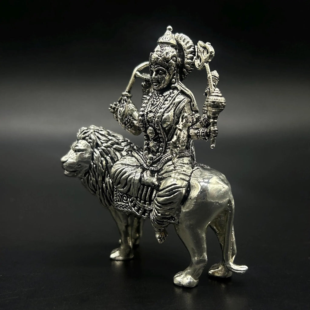 925 Sterling Silver Durga Maa Idol
