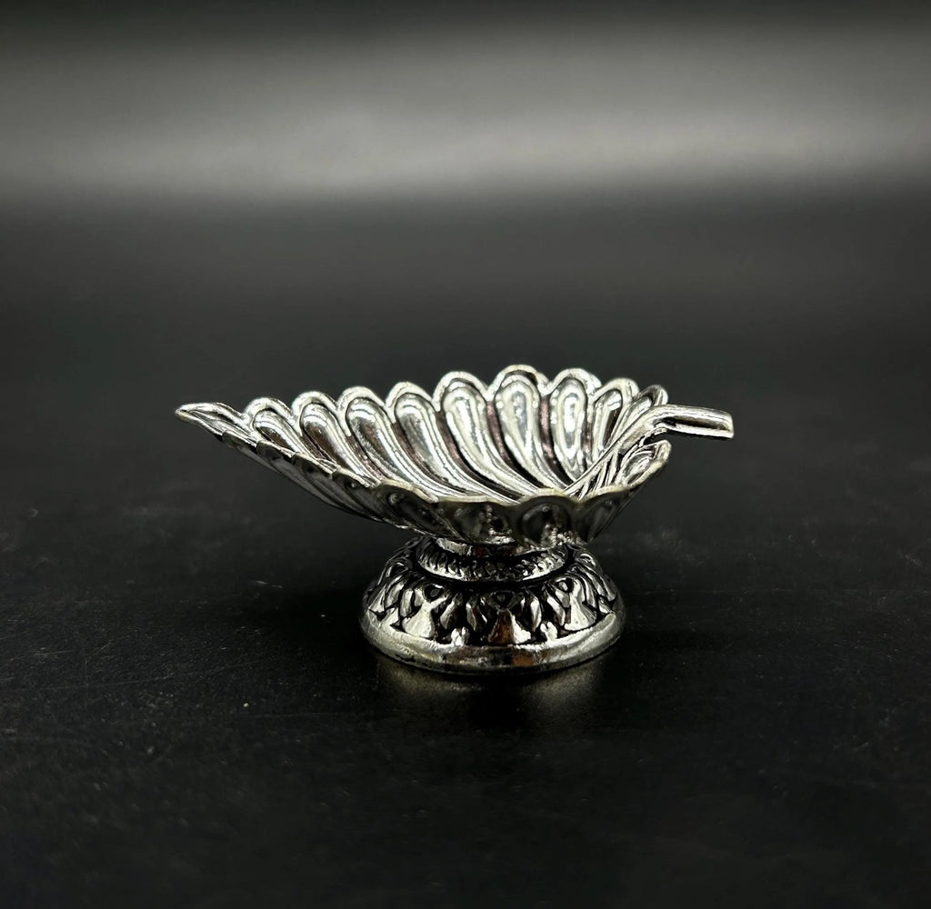 925 Sterling Silver Leaf Diya