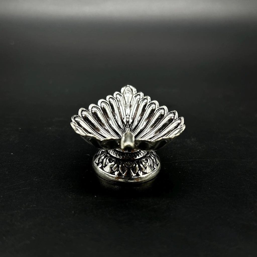925 Sterling Silver Leaf Diya
