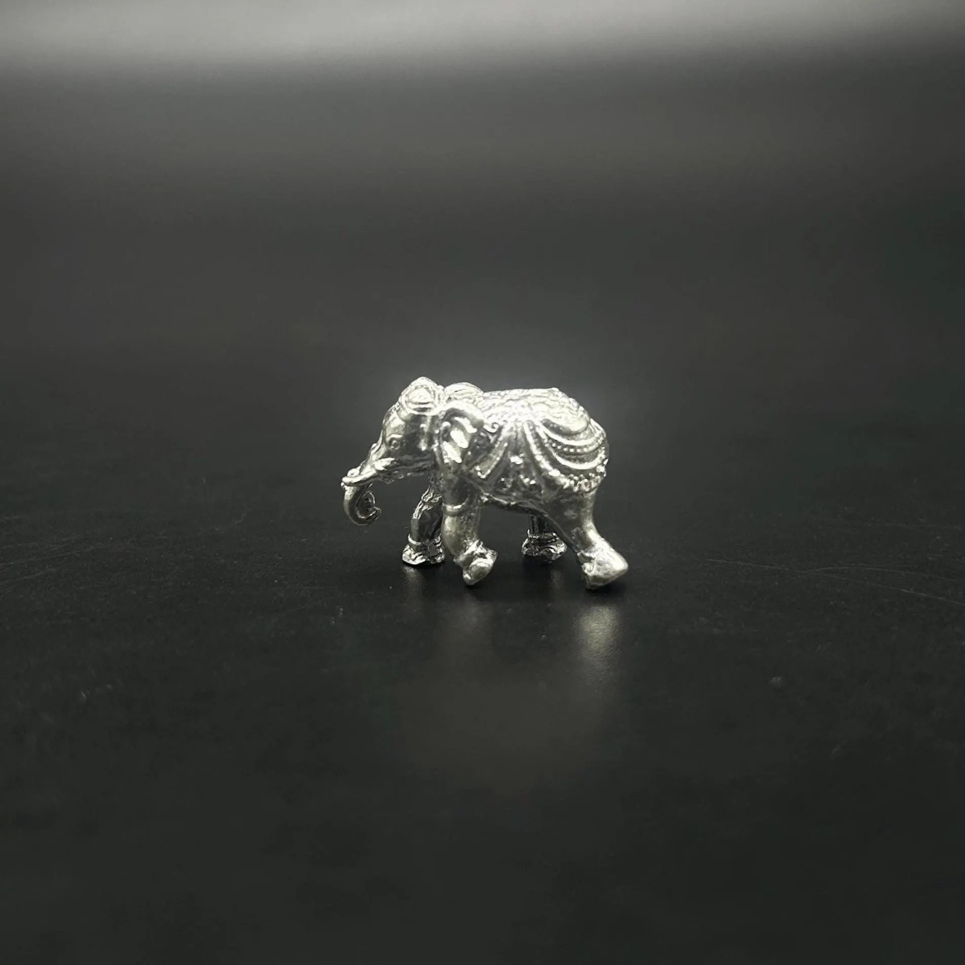 925 Sterling Silver Elephant Idol / Silver Elephant Statue