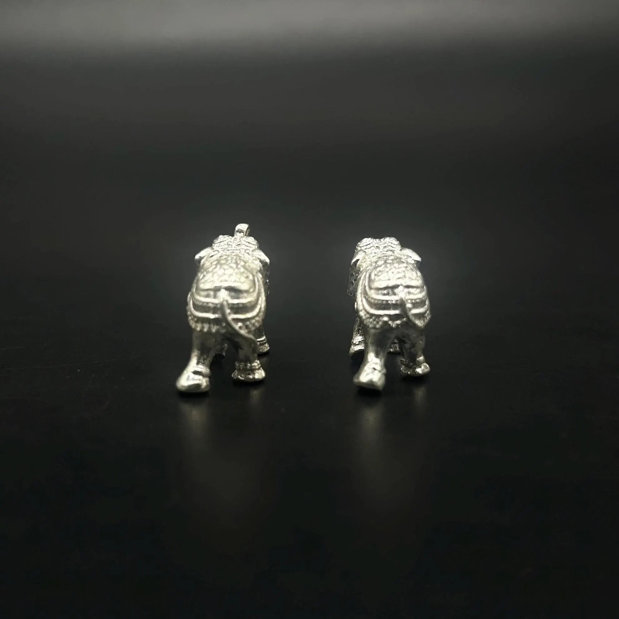 925 Sterling Silver Elephant Idol / Silver Elephant Statue