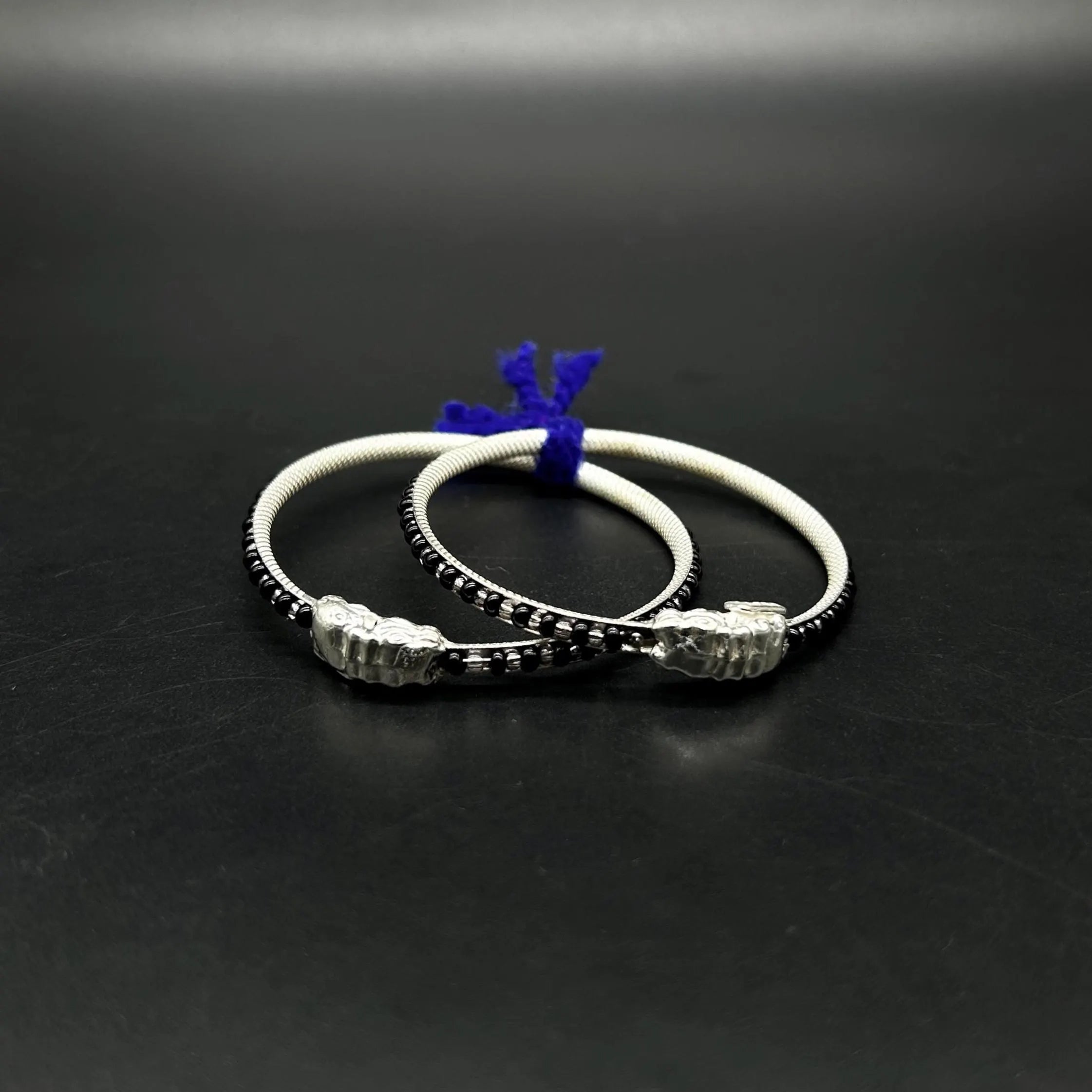 Pure Silver Baby Nazariya Kada Bangle for Baby Boy and Baby Girls