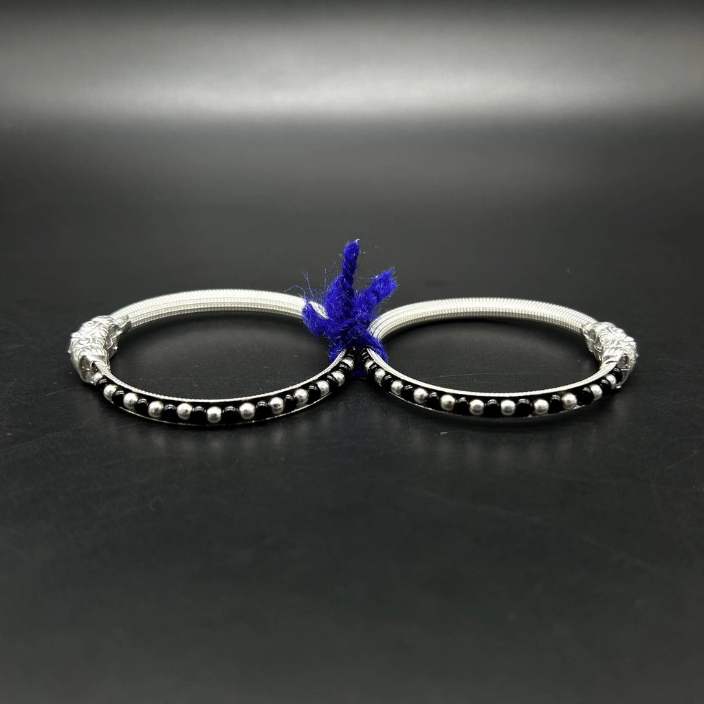 Pure Silver Baby Nazariya Kada Bangle for Baby Boy and Baby Girls