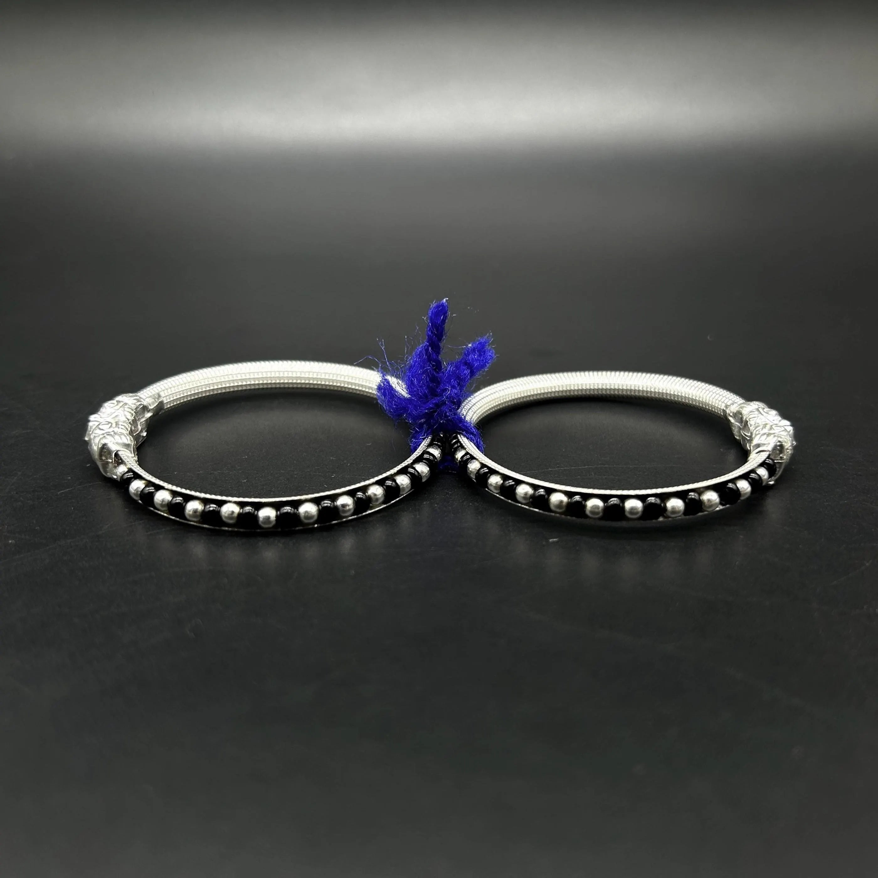 Pure Silver Baby Nazariya Kada Bangle for Baby Boy and Baby Girls