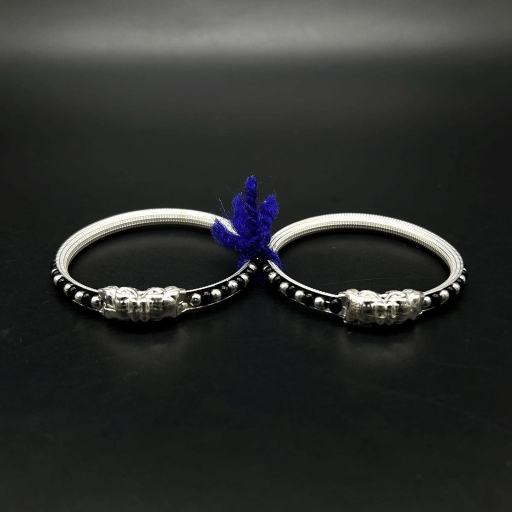 Pure Silver Baby Nazariya Kada Bangle for Baby Boy and Baby Girls