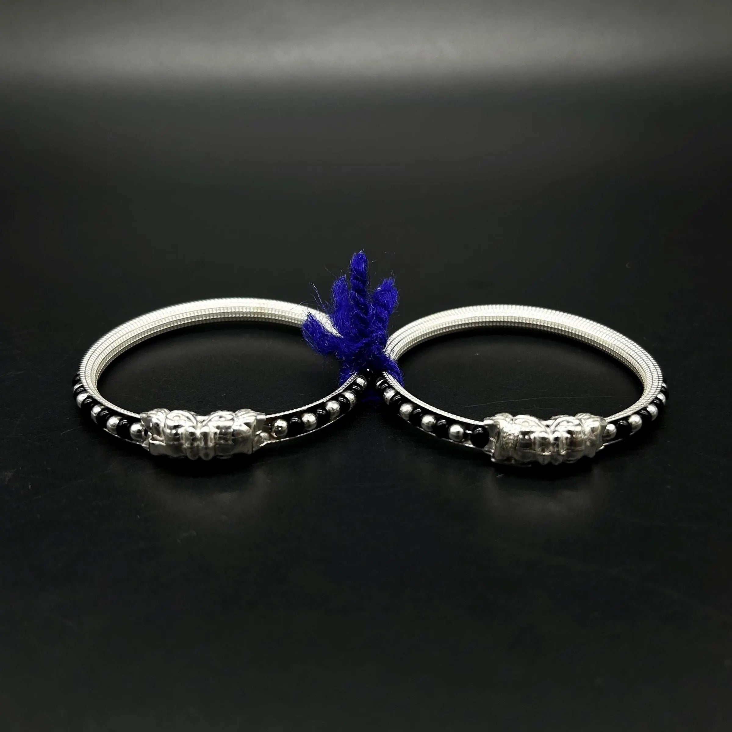 Pure Silver Baby Nazariya Kada Bangle for Baby Boy and Baby Girls