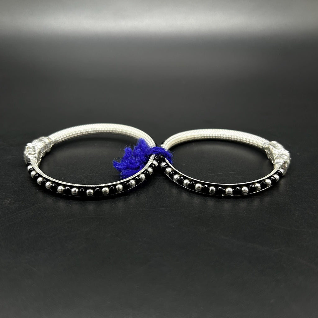 Pure Silver Baby Nazariya Kada Bangle for Baby Boy and Baby Girls