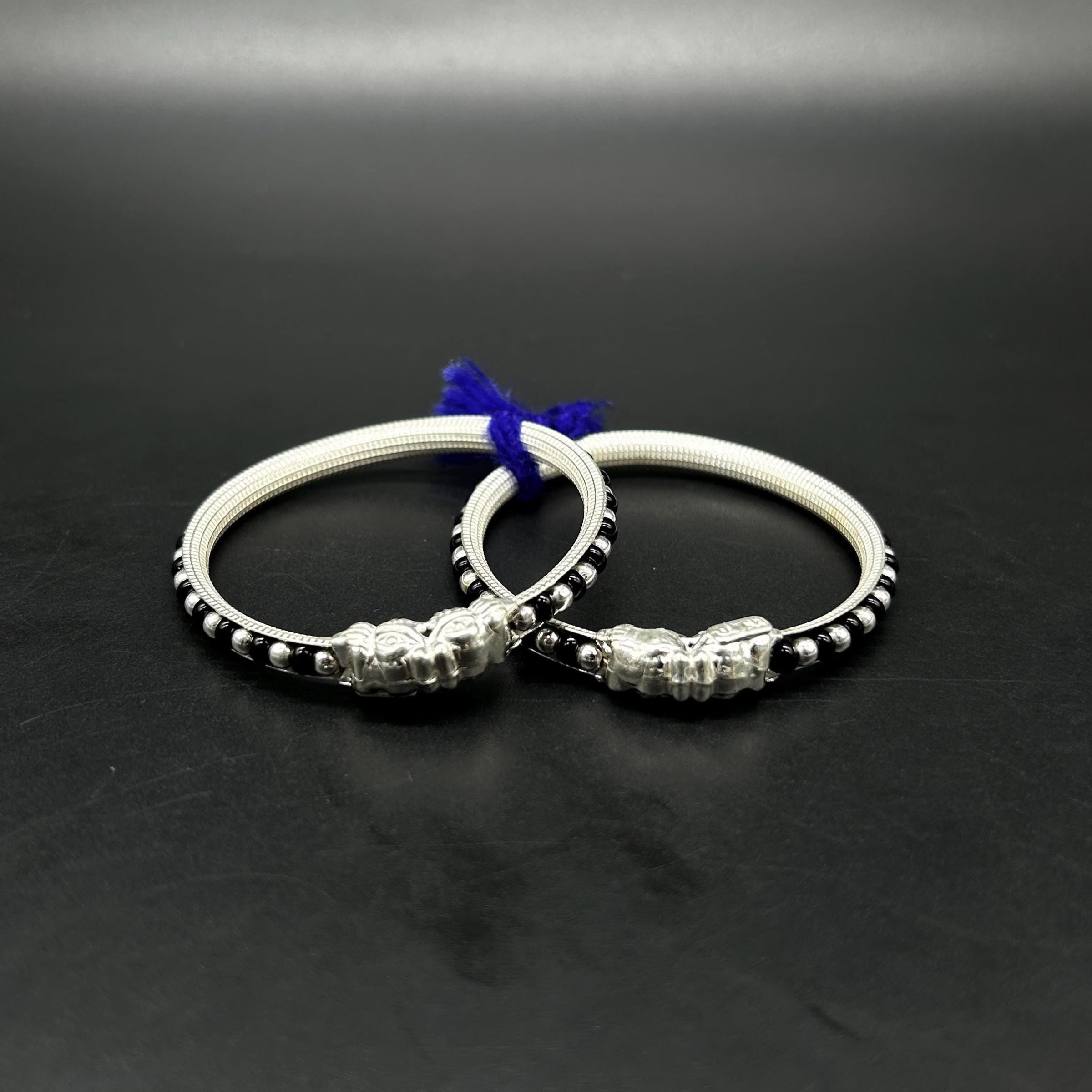 Pure Silver Baby Nazariya Kada Bangle for Baby Boy and Baby Girls