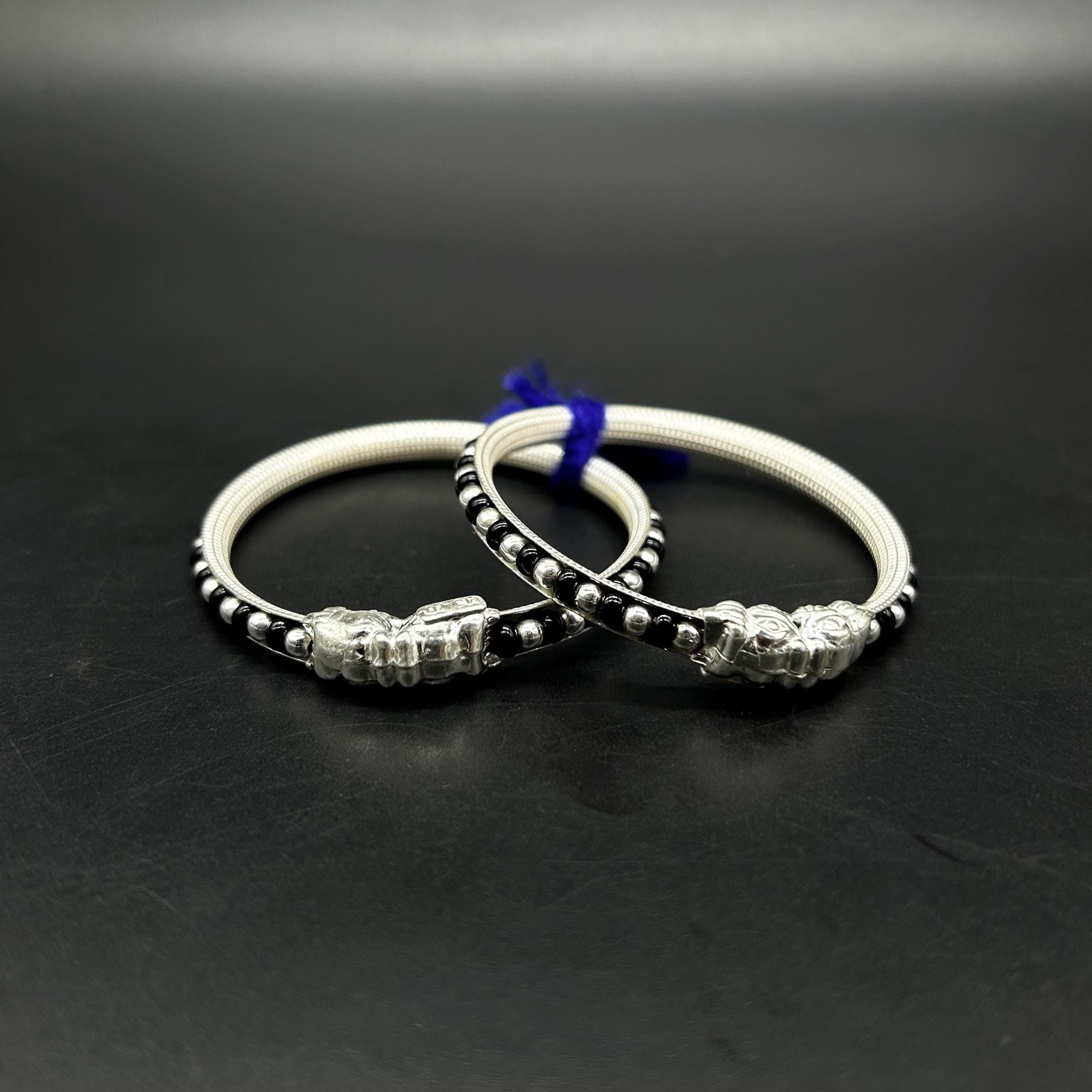 Pure Silver Baby Nazariya Kada Bangle for Baby Boy and Baby Girls
