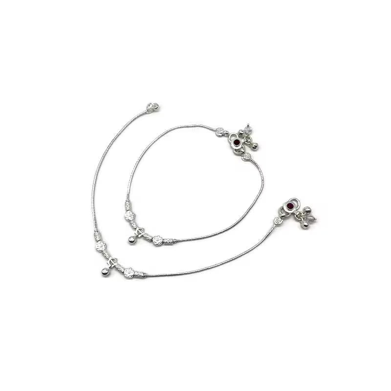 925 Sterling Silver Anklet / Silver Payal / Silver Anklet / Silver Bride Anklet / Silver Payal / Silver Designer Payal