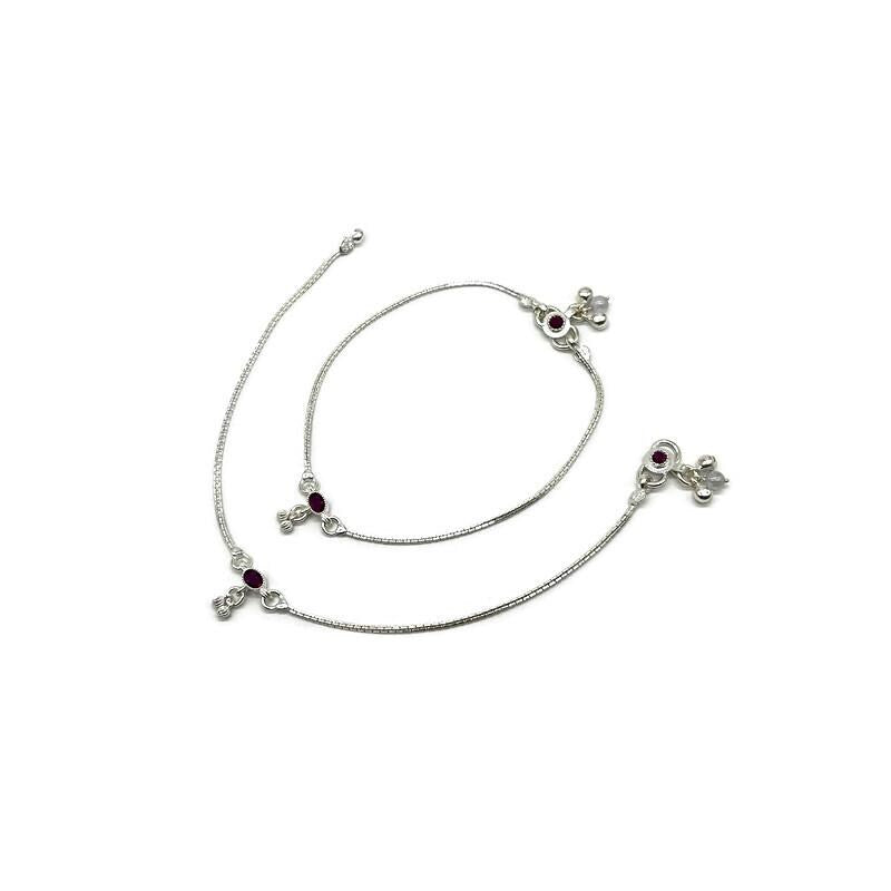 925 Sterling Silver Anklet / Silver Bride Payal / Silver Anklet / Silver Payal / Silver Antique Payal / Designer Anklet
