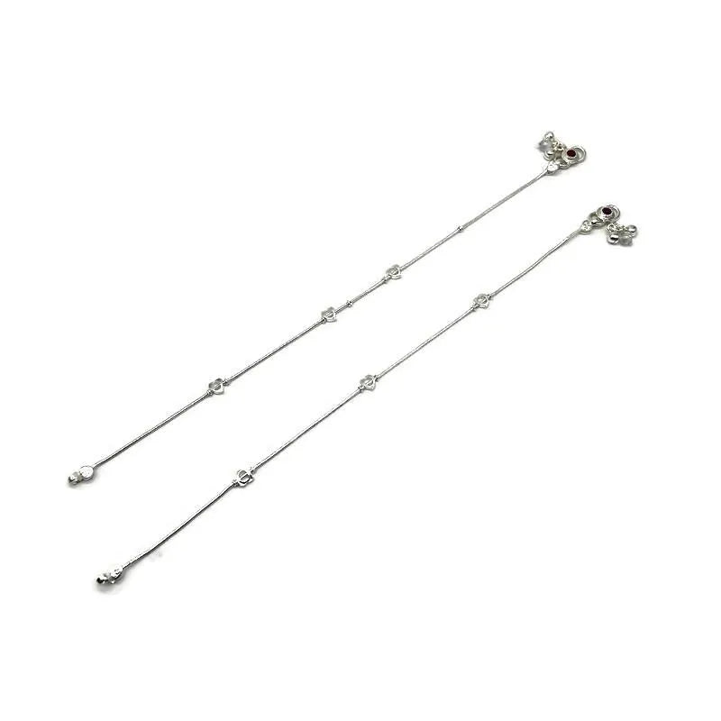 925 Sterling Silver Anklet / Silver Payal / Silver Anklet / Silver Bride Anklet / Silver Payal / Silver Designer Payal