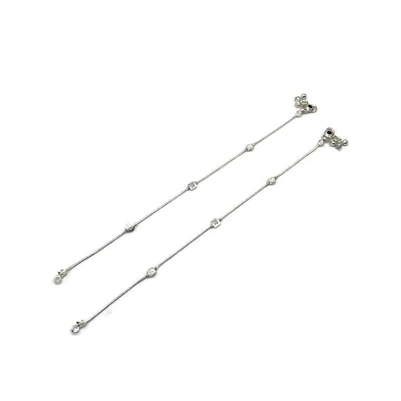 925 Sterling Silver Anklet / Silver Payal / Silver Anklet / Silver Bride Anklet / Silver Payal / Silver Designer Payal