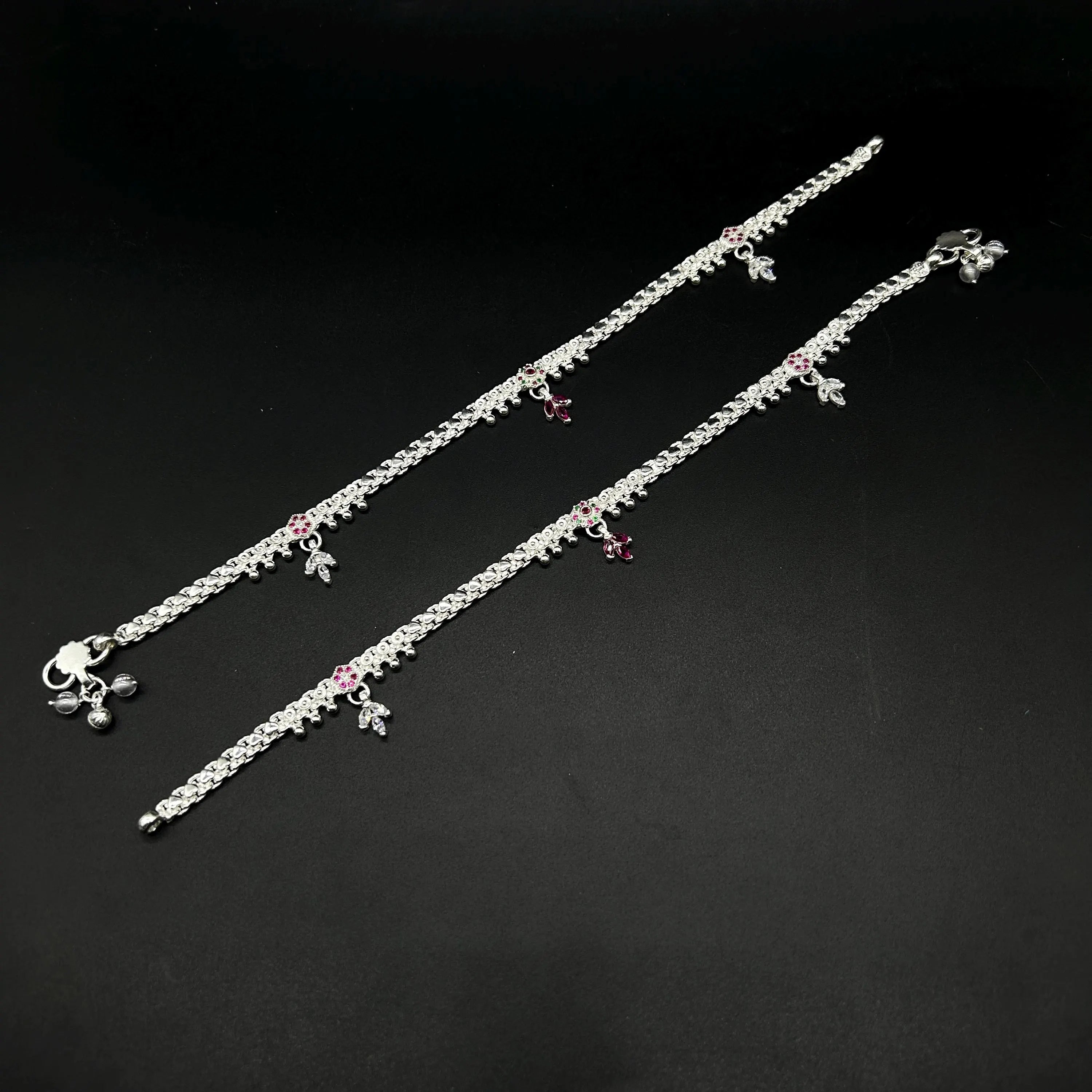 925 Sterling Silver Anklet / Silver Payal / Silver Anklet / Silver Bride Anklet / Silver Payal / Silver Designer Payal