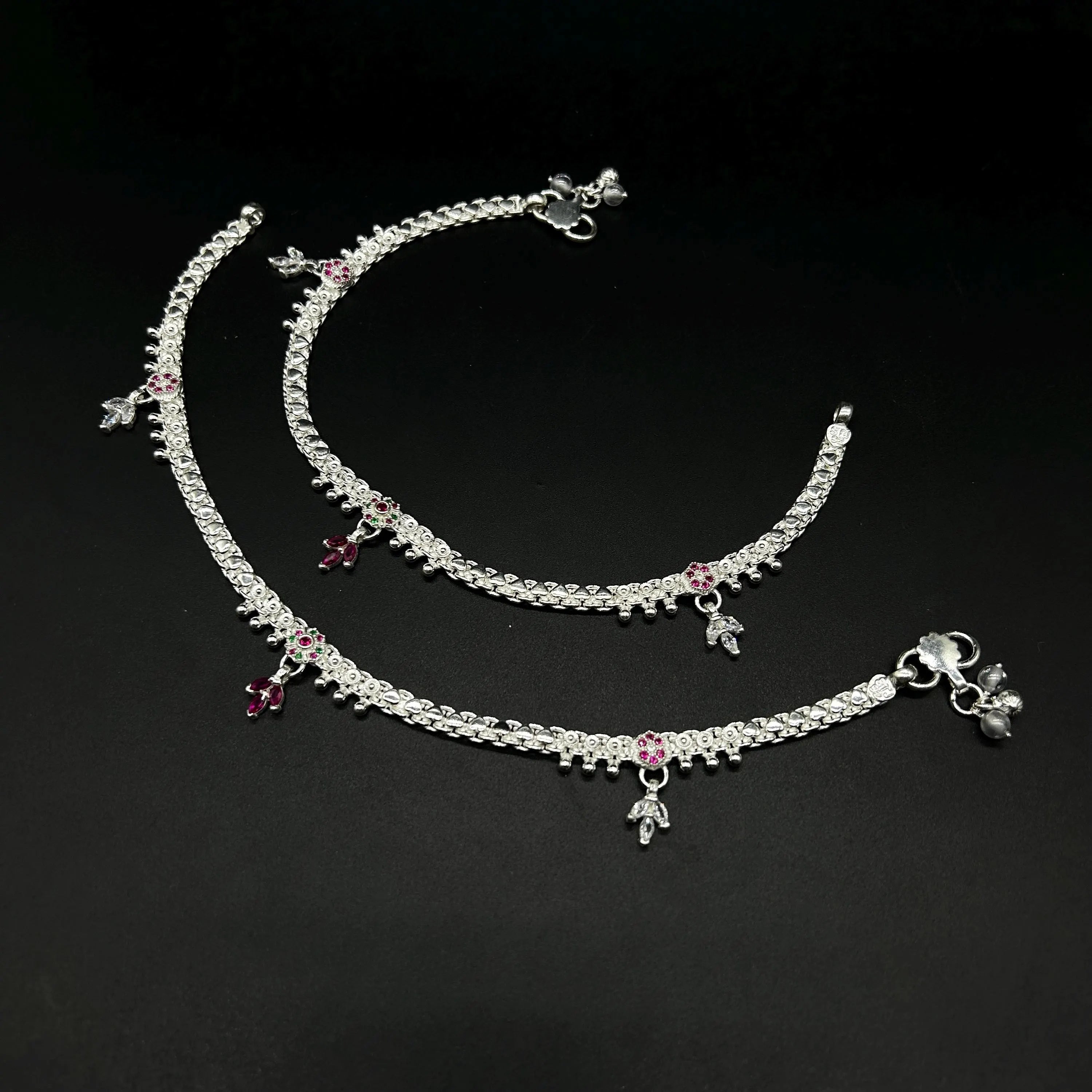 925 Sterling Silver Anklet / Silver Payal / Silver Anklet / Silver Bride Anklet / Silver Payal / Silver Designer Payal