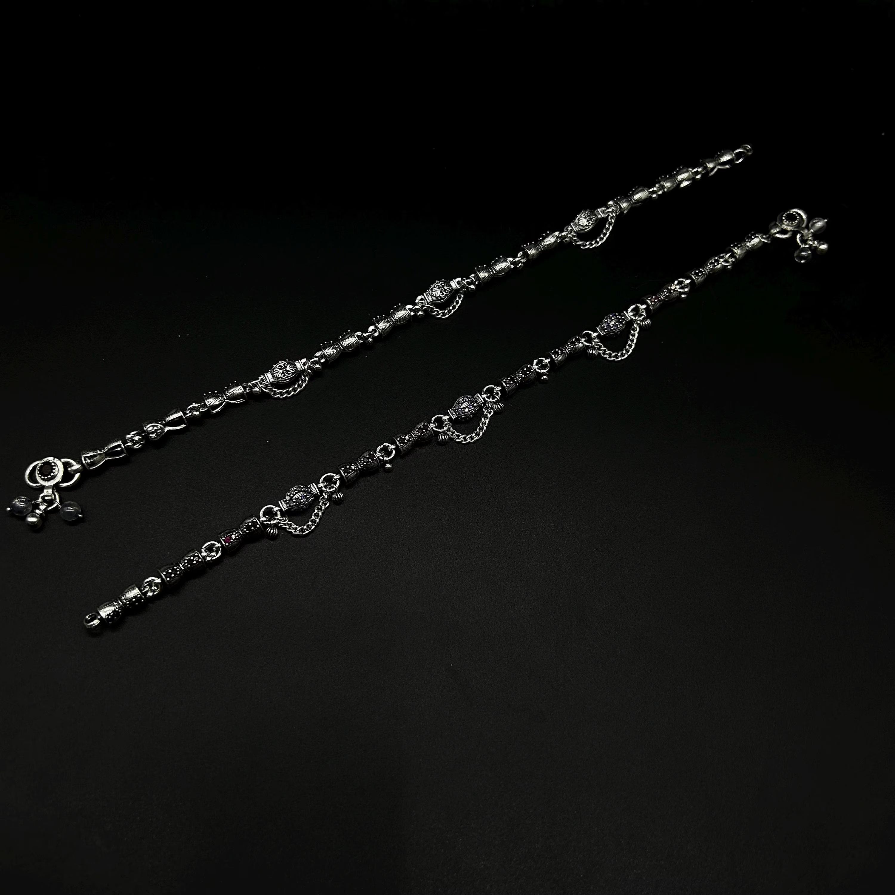 925 Sterling Silver Anklet / Silver Payal / Silver Anklet / Silver Bride Anklet / Silver Payal / Silver Designer Payal