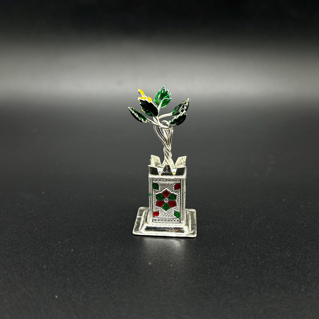 925 Sterling Silver Tulsi Plant For Home / Office.