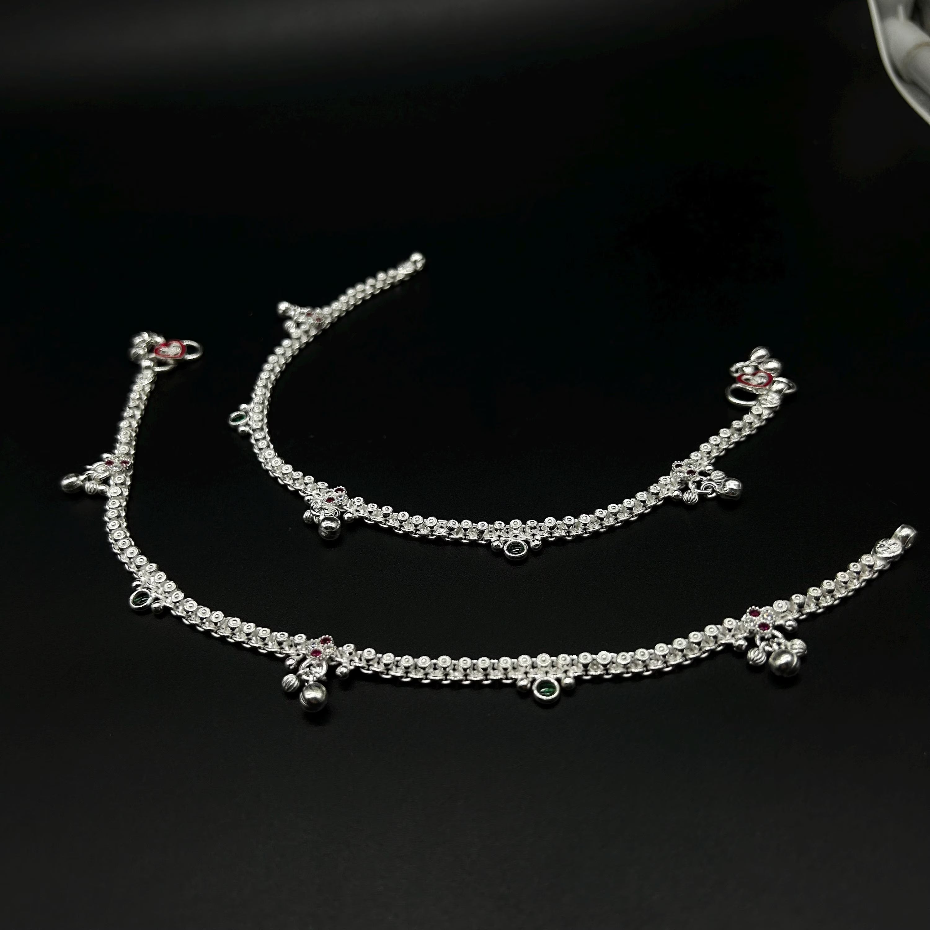 925 Sterling Silver Anklet / Silver Payal / Silver Anklet / Silver Bride Anklet / Silver Payal / Silver Designer Payal