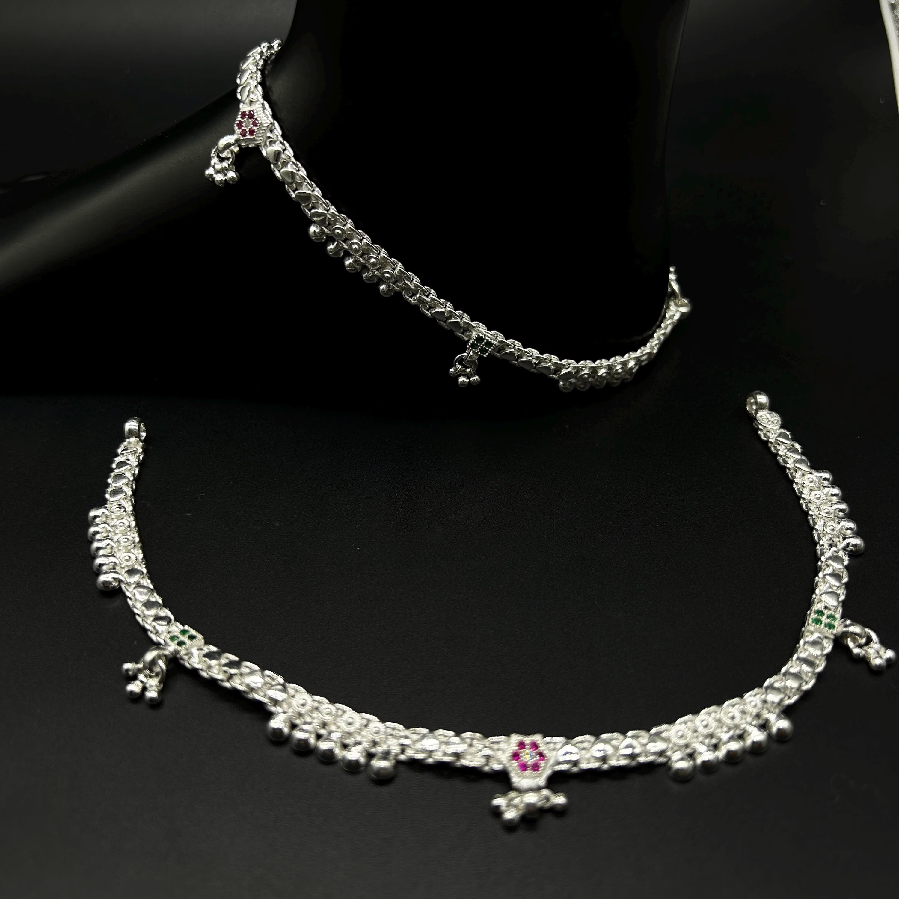 925 Sterling Silver Anklet / Silver Payal / Silver Anklet / Silver Bride Anklet / Silver Payal / Silver Designer Payal