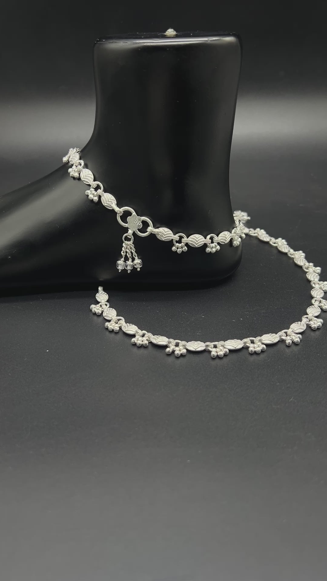 925 Sterling Silver Anklet / Silver Payal / Silver Anklet / Silver Bride Anklet / Silver Payal / Silver Designer Payal